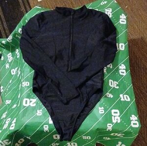 Kids Black One Piece Swimsuit